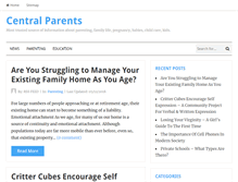 Tablet Screenshot of centralparents.com